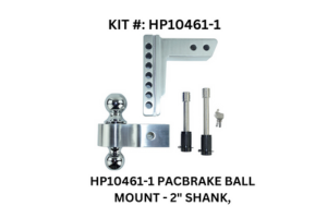 The kit features HP0410-1-1 Pacebrake ball mount and hardware, including HP10461-1 Pacbrake Ball Mount with 2 shank
